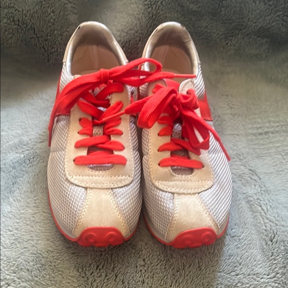 Pony Red and Grey “She Run”Retro Sneakers - Picture 1 of 6